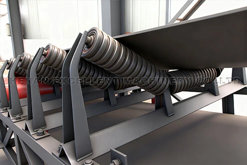 Portable Mobile Belt Conveyor Impact Roller Portable Mobile Belt Conveyor Impact Roller