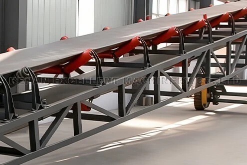 Portable Mobile Belt Conveyor Frame Contruction Portable Mobile Belt Conveyor Frame Contruction