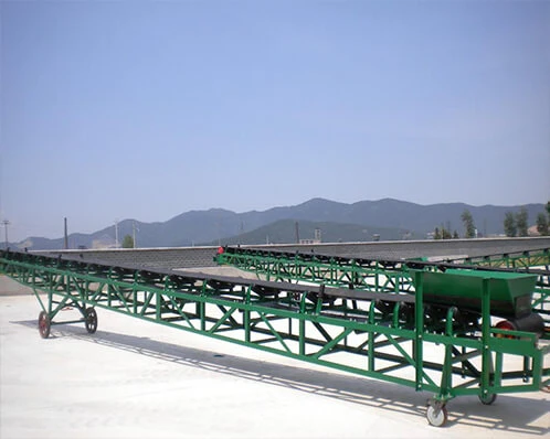 Portable Belt Conveyor For Bulk Materials high quality